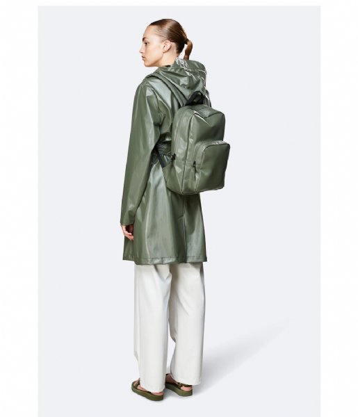 Rains Everday backpack Base Bag Mini Shiny Olive (84)